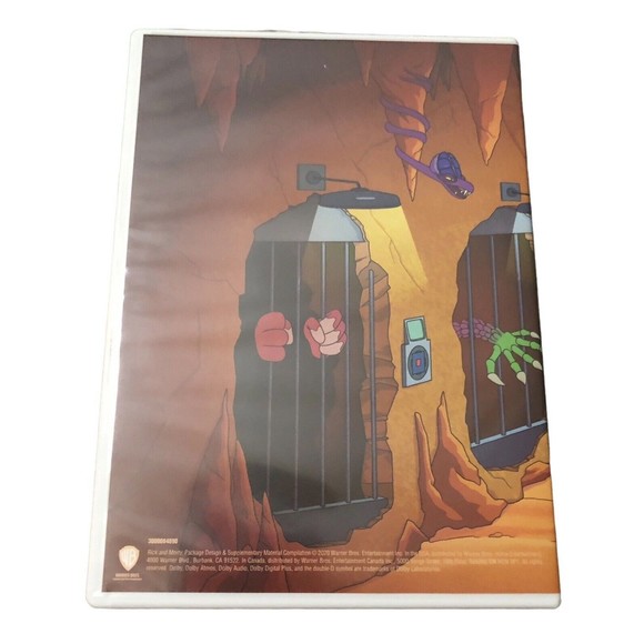 Rick And Morty Season 4 DVD CIB Great Condition Tested Works Uncensored Sleeve - Picture 6 of 11